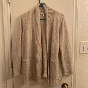 Beige Large Cardigan